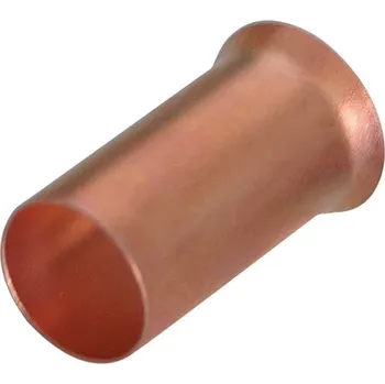 Kabelové oko 270170 Dutinka neizolovaná holá 6 mm2, 10 mm, Haupa