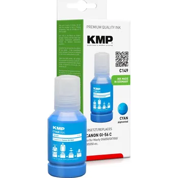 Počítač KMP C149 - Canon GI-56C - azurová inkoustová náplň KMP