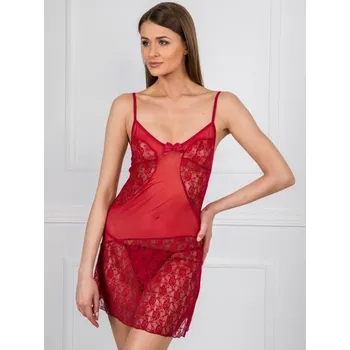 Dámská noční košile Dámská souprava ležérní SALOME bordó