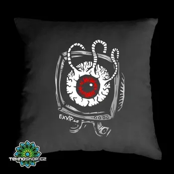 Dekorativní polštářek TEKNOSHOP Sighted Speaker tekno polštářek s potiskem zelený