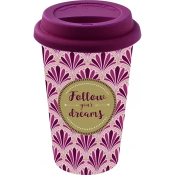 Termohrnek Easy Life, Itálie Easy Life - Cups & Mugs Coffee Mania Cestovní hrnek Follow Your Dreams - 350 ml