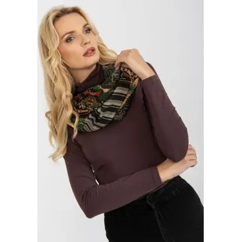 Šála Dámská šála se vzorem LUNETA khaki