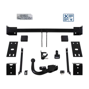 Tažné zařízení Brink tažné zařízení Odnímatelné tažné rameno zasunuté diagonálně zespodu - LANCIA YPSILON