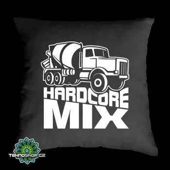 Dekorativní polštářek TEKNOSHOP TECHNICAL HARDCORE tekno polštářek s potiskem žlutý