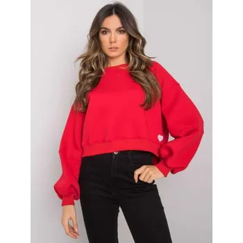 Oblečení a móda Dámská mikina bavlněná Yessie RUE PARIS červená