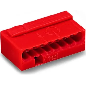 243-808 Svorka MICRO PUSH WIRE, 8x 0,6 -0,8 mm, červená, Wago