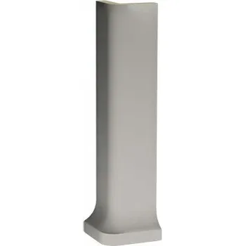 Obklad Color Two, GSERI110, sokl s požlábkem-vnější roh, 20 x 3 cm, šedá