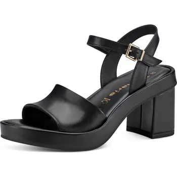 Dámské sandále DÁMSKÉ SANDÁLY TAMARIS 1-28075-20 003 ČERNÁ Barva: Černá, Velikost: 37