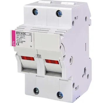 002560213 Spodek pojistkový EFH 14 DC 2p LED, ETI