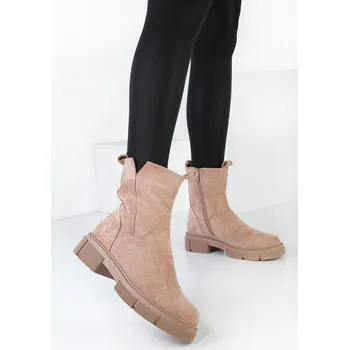 Dámské kozačky Cabin Nízké semišové kozačky H2172B.KH Velikost: 38