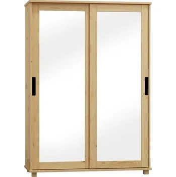 Nábytek ImportWorld Šatní skříň z masivu NR10 Style s120 věšák/police (Barva dřeva: Dub)