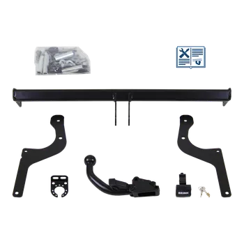 Tažné zařízení Brink tažné zařízení Odnímatelné Tažné rameno zasunuté zezadu - RENAULT CAPTUR I