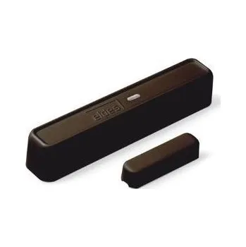 Bezdrátový magnetický kontakt EWD3 - hnědý (externí vstup a otřesový senzor)