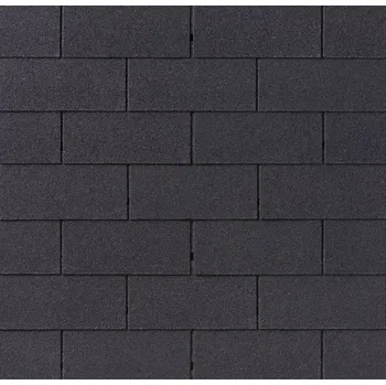 Střešní krytina Asfaltový šindel - IKO Superglass 3Tab - Obdélník, černý (IKO Superglass - Obdélník, černý )