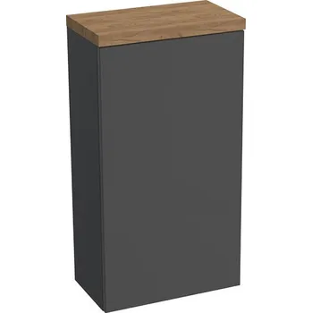 Koupelnový nábytek Ohio koupelnová skříňka nízká, 597 x 825 x 457 mm, antracit, zlatý dub