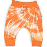 Kojenecké bavlněné tepláčky Nicol Tomi oranžová, vel. 56 (0-3m)