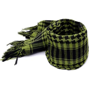 V&amp;V Šátek Shemagh - Palestina - armádní zelená
