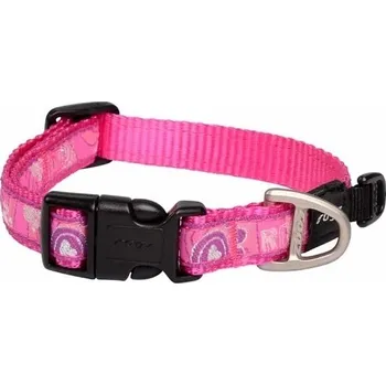 Obojek pro psa Rogz Fancy Dress Classic obojek Pink Paws vel. M