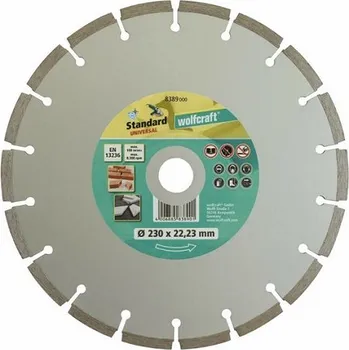 Brusný kotouč WOLFCRAFT - Kotouč diamant 230x22,2mm segment Wolfcraft 8389000
