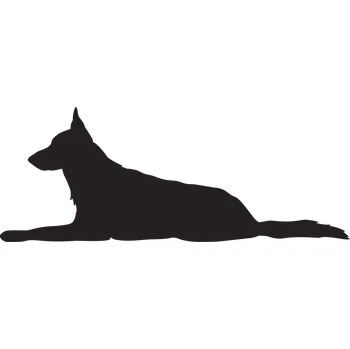 Vsepropejska Německý ovčák 4 dřevěná dekorace na zeď Rozměr (cm): 15 x 38