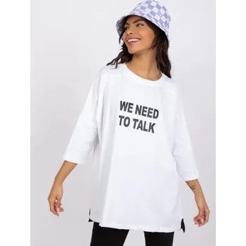 Dámská halenka Dámská halenka s nápisem Olivia RUE PARIS bílá