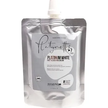Barva na vlasy Sinergy Cosmetics Sinergy Platinum White Bleaching Cream 250ml - Krémový melír na vlasy