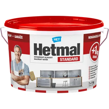barva na zeď HET Hetmal standard malířská barva Velikost: Het HETMAL Standard 7+1 kg