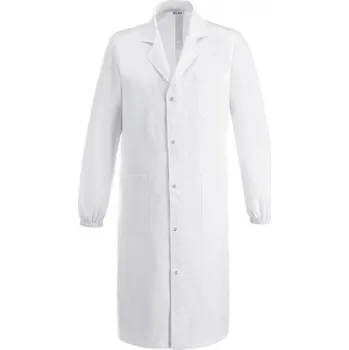Gastro oděv Pánský zdravotnický plášť s gumičkou EGOchef Arnold - bílý XXXL E-4501001A3XL