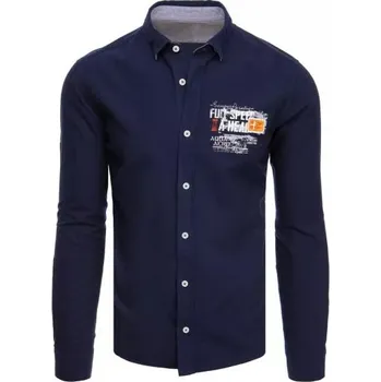 Pánská košile Pánská košile FLYNN tmavě modrá