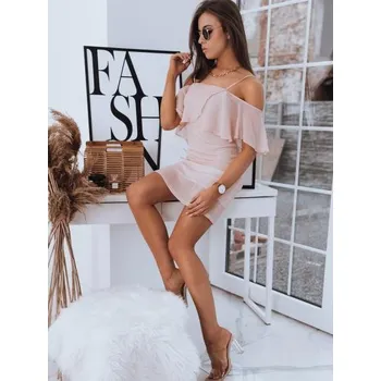 Dámské šaty Dámské elegantní šaty ALISS růžová