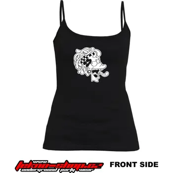 TEKNOSHOP Bart23 tekno tílko s potiskem dámské L černé