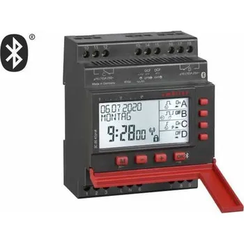 Spínací hodiny 1008312 Hodiny spínací SC 98.20 pro4, digitální, roční i astro, 2kan., 4mod., se zálohou, černé, Eleman