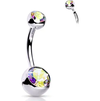 Piercing Šperky4U Piercing do pupíku vnitřní závit TITAN, 1,6 x 12 mm - TIT1009AB-161258