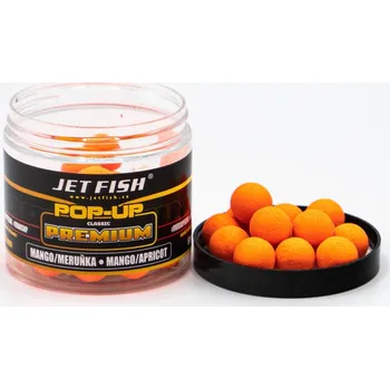 Boilies JetFish JET FISH Premium clasicc POP-UP 16 mm : MANGO / MERUŇKA