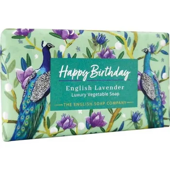 Mýdlo The English Soap Company tuhé mýdlo Happy Birthday Lavender 190g