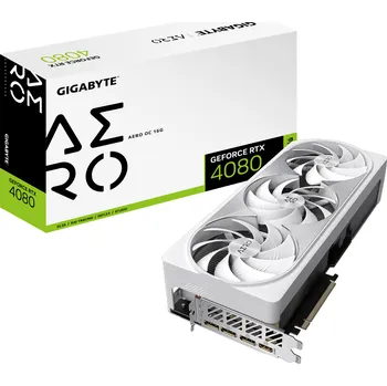 Grafická karta Gigabyte GeForce RTX 4080 16 GB Aero OC (GV-N4080AERO OC-16GD)