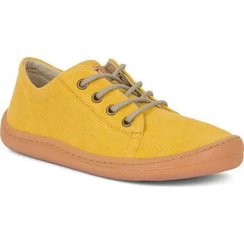 Dámská obuv Froddo barefoot textilní vegan G3130228-5 Yellow (tkaničky) Velikost EU: 37