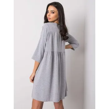 Dámské šaty Dámské šaty s plisé na zádech DALENNE šedé