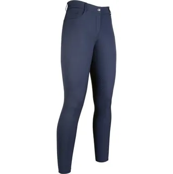 Jezdecké kalhoty HKM Rajtky Sunshine HKM, s gripem na kolenou, dětské, deep blue 110