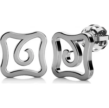Náušnice Couple, Netradiční náušnice Mystic z bílého zlata, 585-68-3-0529.1B00.0.00.000.05