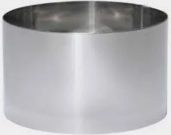 De BUYER D-3912-12 forma kruhová vysoká 12 cm stříbrná