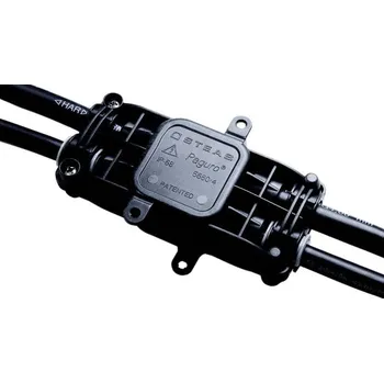 elektrický kabel 1005625 Spojka gelová odbočná PAGURO 5660/4/2 IP68, 4x kabel 3x(1,5-6mm2), Steab