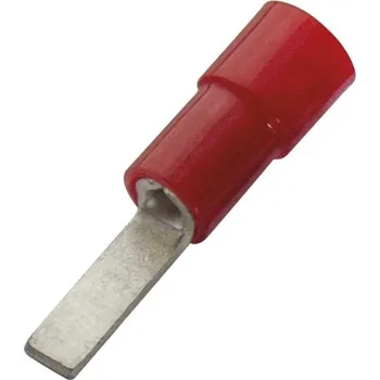 Kabelové oko 260331 Kolík lisovací Cu s PVC izolací 0,5 - 1 mm2, červená, Haupa
