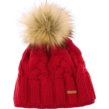 Čepice Vlnka Čepice s ovčí vlnou s podšívkou Desna červená velikost Uni