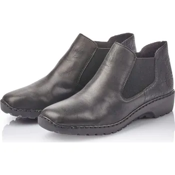 Dámské polobotky Dámská kotníková obuv L6090-03 Rieker černá Barva: black, Velikost: 36