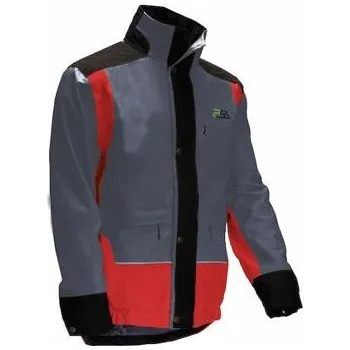 Pánská softshellová bunda Bunda X-treme Rain voděodolná červeno-šedá velikost oblečení 3XL