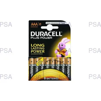 Článková baterie Duracell MN2400B8 Duracell Plus AAA 8 Pack