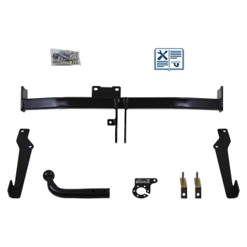 Tažné zařízení AUTO-HAK tažné zařízení pevné včetně TowTec elektropřípojky 7pólové univerzální - PEUGEOT 306 Šikmá zadní část
