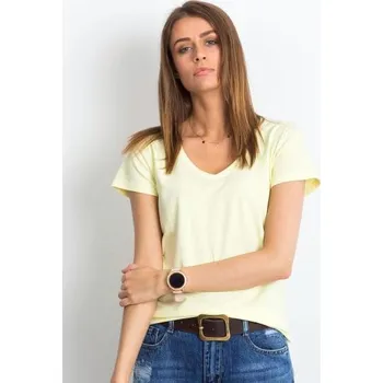 Dámské tričko Dámské tričko SQUARE bledě žluté