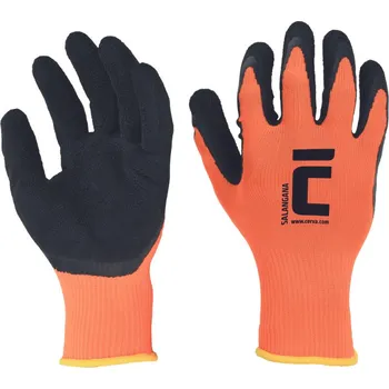 Pracovní oblečení SALANGANA rukavice latexové - oranžová - 9